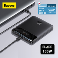 Światowa premiera Baseus 100W Power Bank 20000mAh typ C PD szybkie ładowanie Powerbank przenośna bateria zewnętrzna ładowarka do notebooka 1